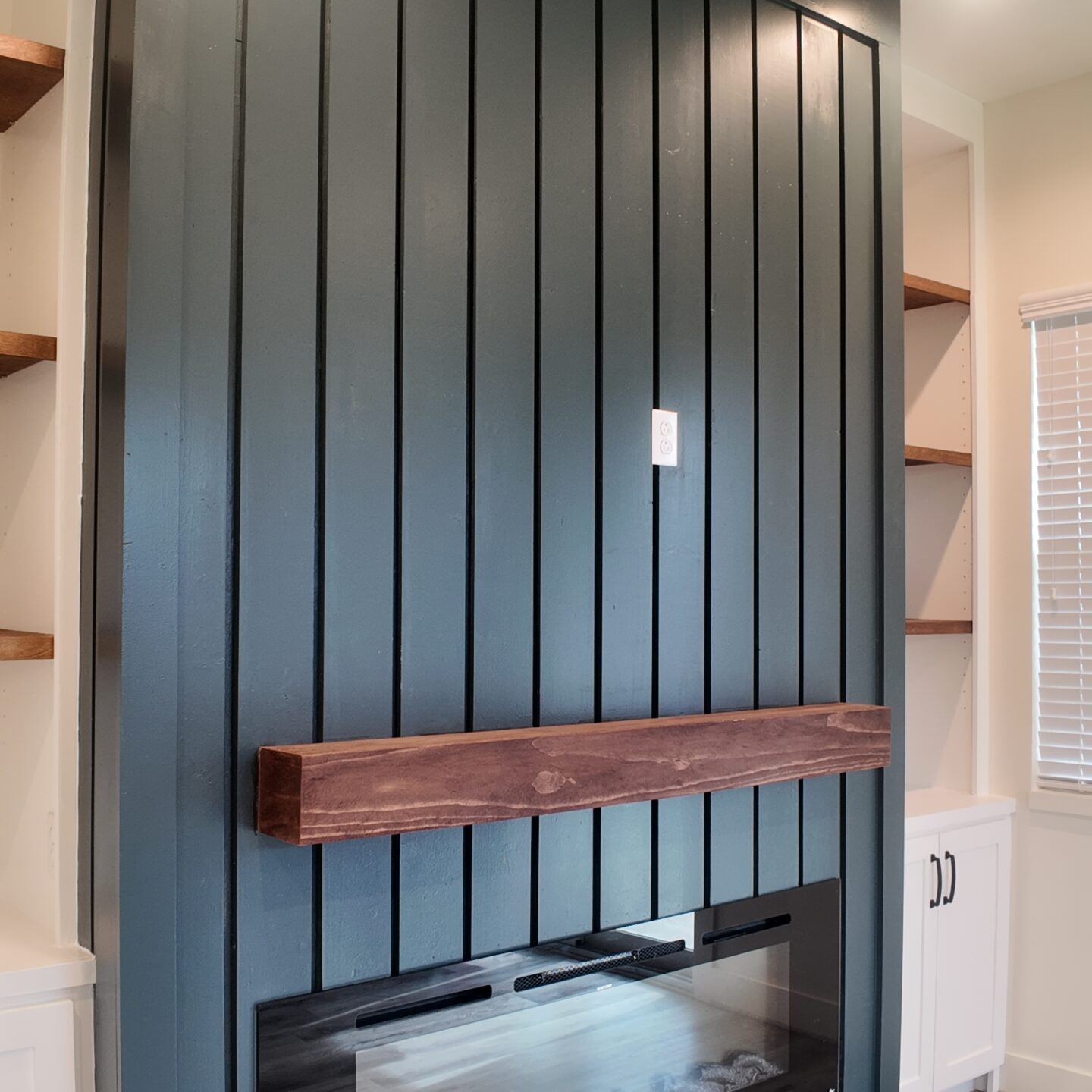 Vertical slatted wall design